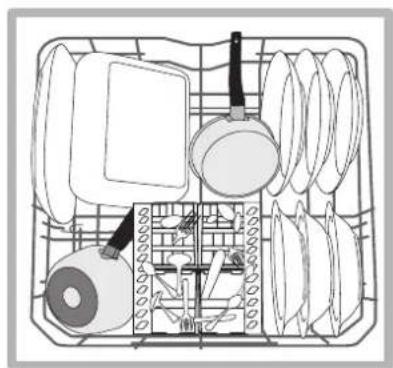 HOTPOINT LTB 4B019 EU - Besteklade\* - 6