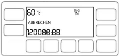 60 °C ABBRECHEN 12:00:88:88