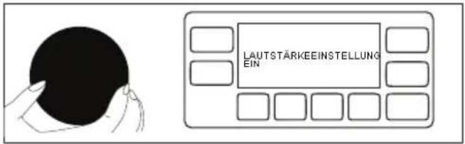 LAUTSTÄRKEEINSTELLUNG EIN
