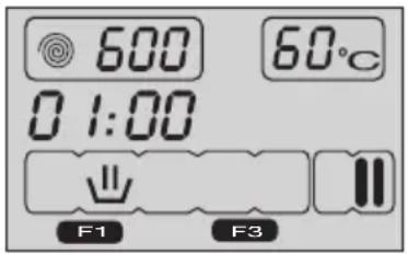 600 0 1:00 60°C F1 F3