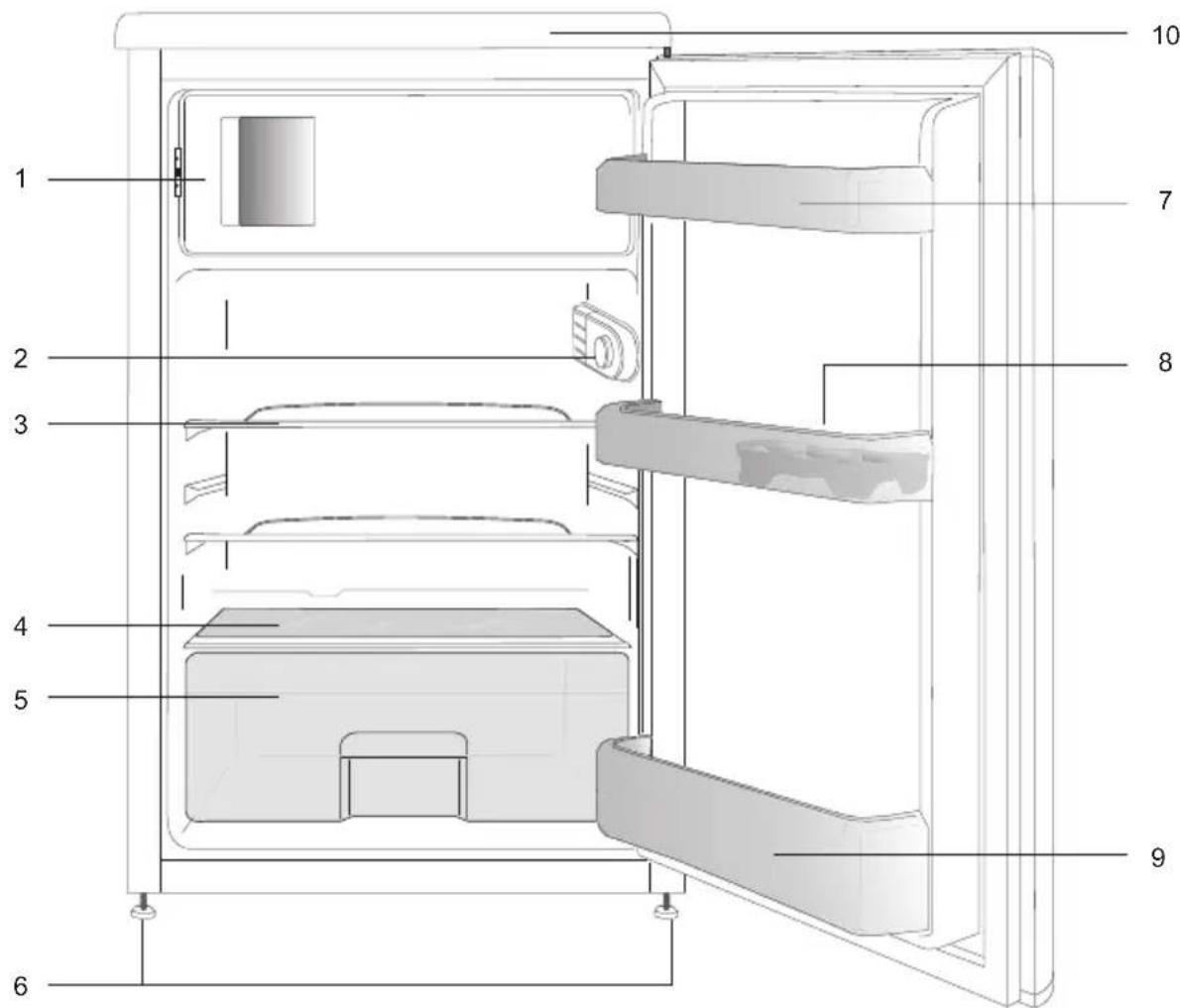 Elektra Bregenz KTS 1145-3 - Ihr Kühlschrank/Gefrierschrank - 1