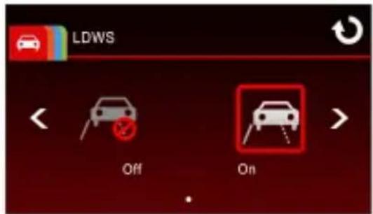 LDWS Off On