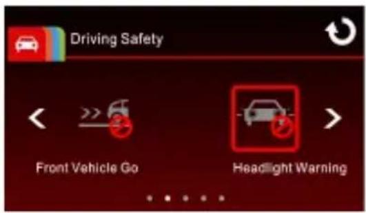 Driving Safety Front Vehicle Go Headlight Warning