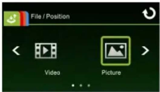 File / Position Video Picture