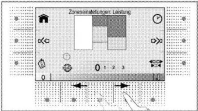 Zoneneinstellungen: Leistung