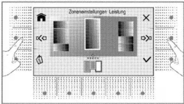 Zoneneinstellungen Leistung