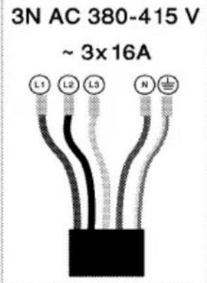 3N AC 380-415 V ~ 3x16A