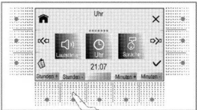Uhr Lausitz Uhr Screw 21:07 Stunden + Stunden - Minuten + Minuten