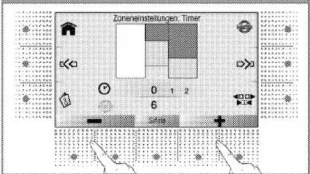 Zoneneinstellungen: Timer 0 1 2 6 Sifera