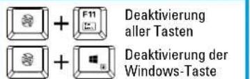 Deaktivierung aller Tasten Deaktivierung der Windows-Taste
