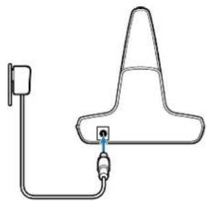 PLANTRONICS Savi 430 - Anschließen der Ladestation an eine Basisstation - 1