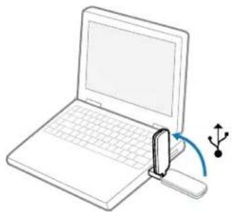 PLANTRONICS Savi 430 - Anschließen des USB-Adapters an den PC - 2