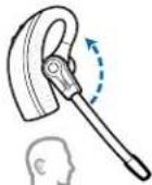 PLANTRONICS Savi 430 - Anpassen des Headsets - 5