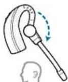 PLANTRONICS Savi 430 - Anpassen des Headsets - 7