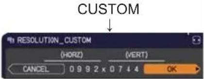 HITACHI CP-WX4041WN - INPUT menu - 7