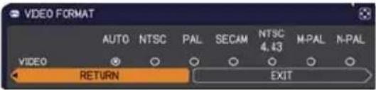 HITACHI CP-WX4041WN - INPUT menu - 2
