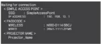 HITACHI CP-WX4041WN - Related messages - 3