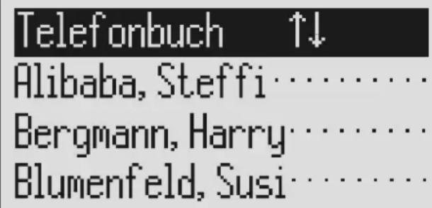 TIPTEL 570 office - Wahl aus dem Telefonbuch - 1