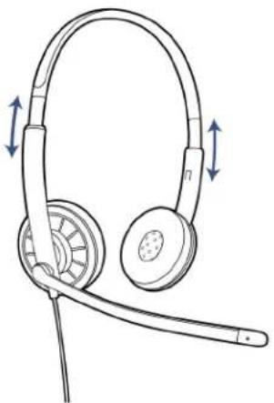 PLANTRONICS Blackwire C315 - Kopfbügel anpassen - 1