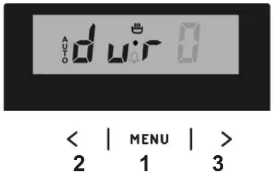 AUTO d air 0 < | MENU | > 2 1 3