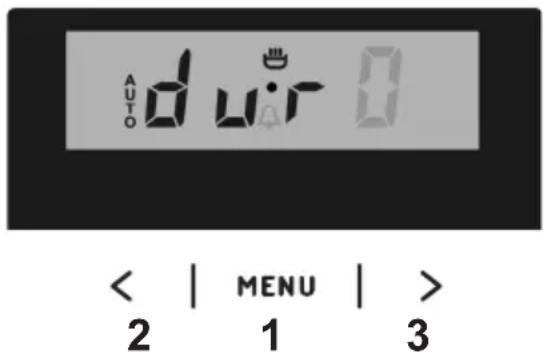 AUTO d w 0 < | MENU | > 2 1 3