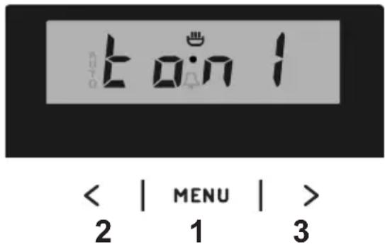 tan 1 < | MENU | > 2 1 3