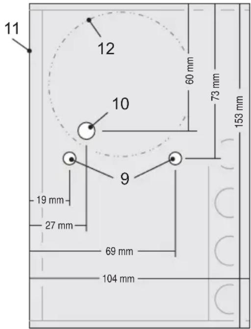 11 12 10 60 mm 73 mm 153 mm 9 19 mm 27 mm 69 mm 104 mm