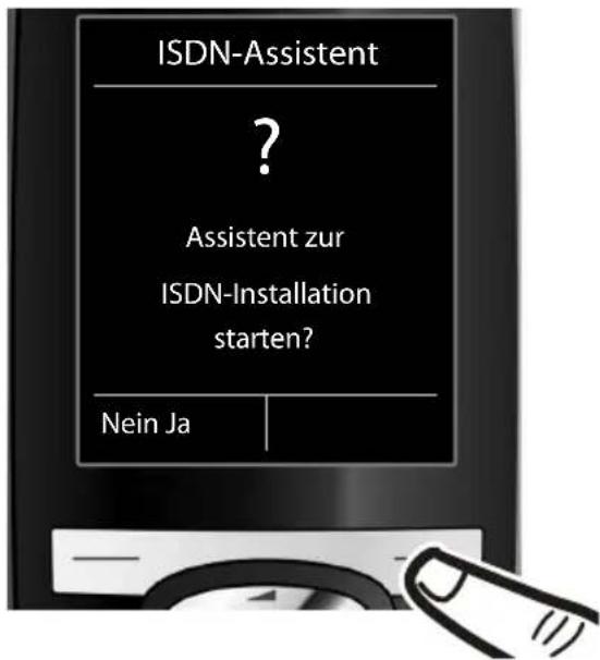 ISDN-Assistent ? Assistent zur ISDN-Installation starten? Nein Ja