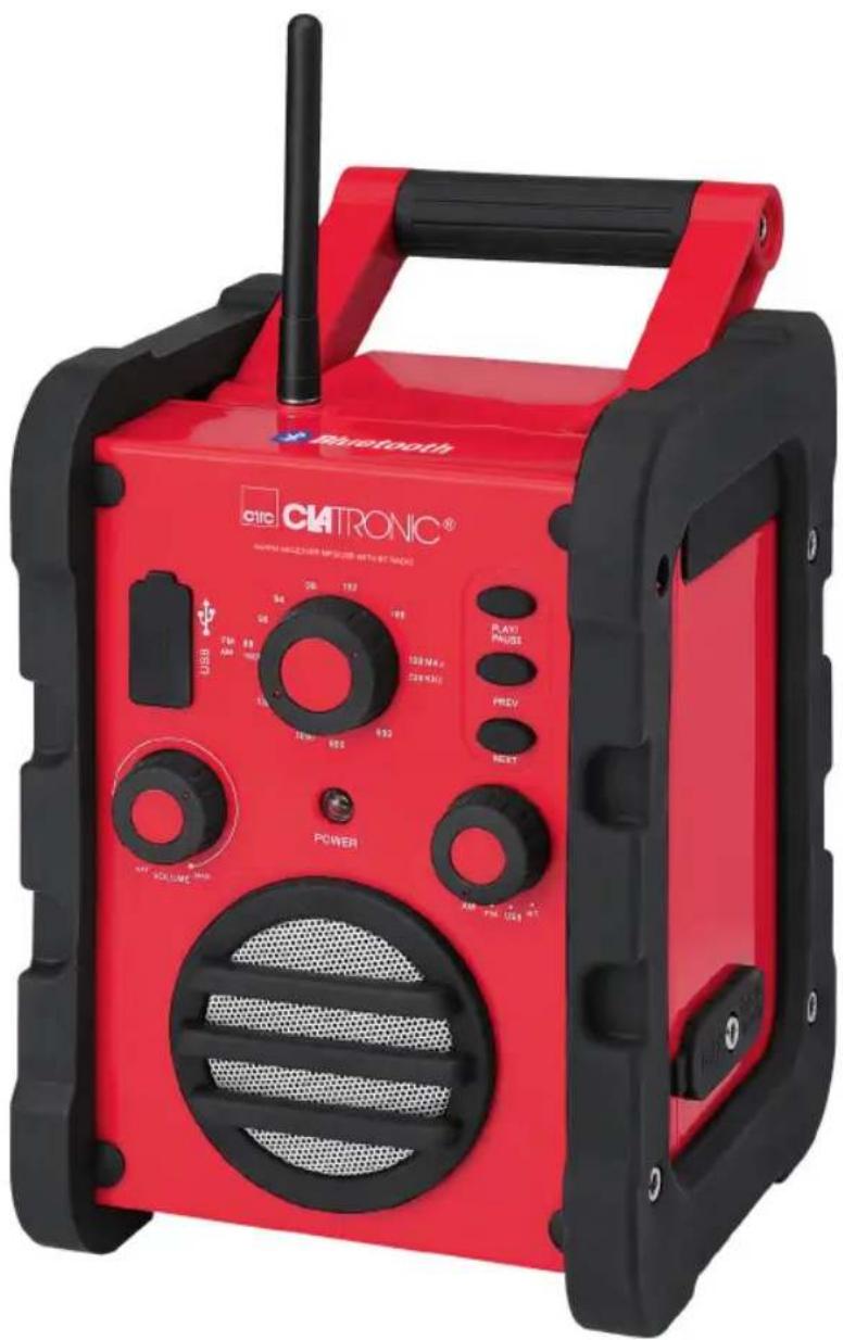 Bluetooth ClATRONIC® SUPPORT MEASURE MP/USER WITH NET MADS USB 240 64 100 300 500 700 900 120 MHz 250 MHz RAMP PANSS PREV NEXT POWER 8V SOLUME 1MHz AM 7.5V USB 4.5V