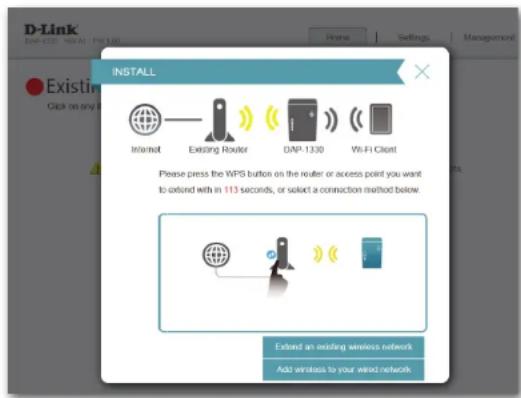 D-LINK DAP-1330/E - Herstellung einer Verbindung zu Ihrem Gerät über WPS - 1