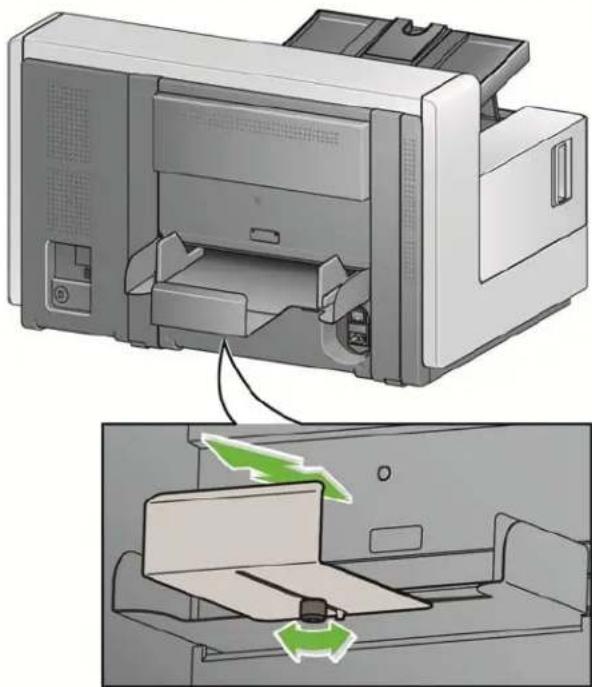 KODAK i5650V - Installieren des hinteren Dokumentenausgabefachs - 3