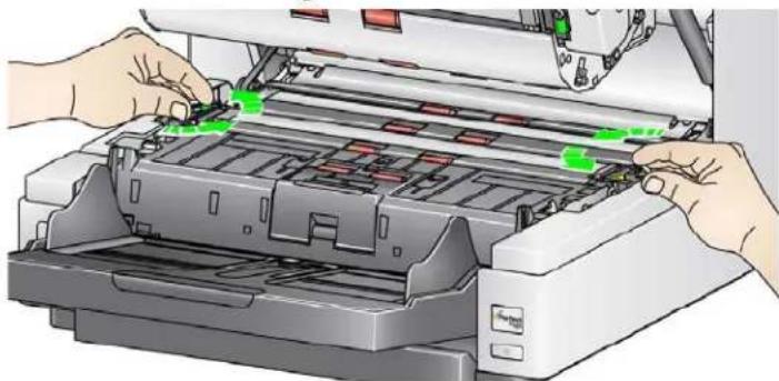 KODAK i5650V - Auswechseln der Imaging-Führungen - 1