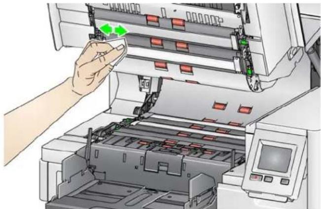 KODAK i5650V - Reinigen der Imaging-Führungen - 1