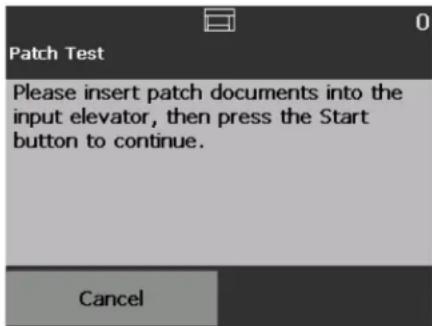 KODAK i5650V - Ausführen eines Patch-Tests - 1