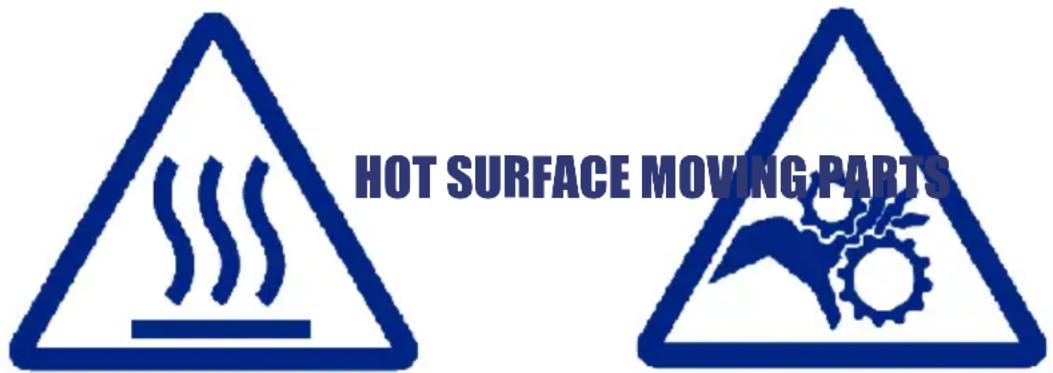 HOT SURFACE MOVING PARTS
