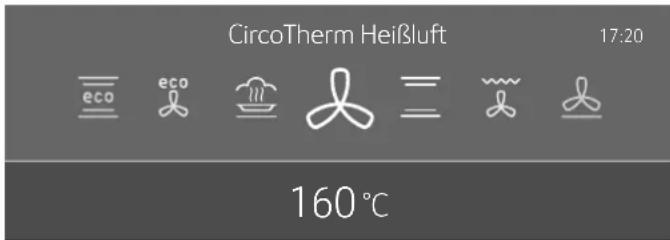 CircoTherm Heißluft 17:20 eco eco 160°C