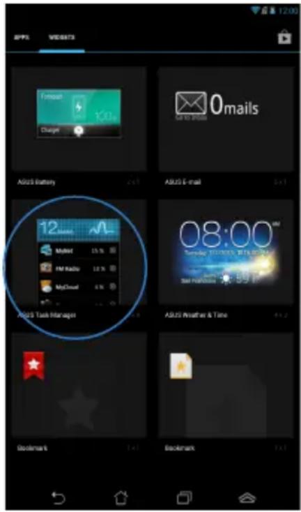 ASUS Fonepad 7 ME373CG - Task Manager - 2