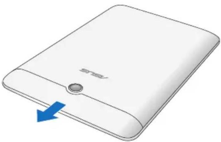 ASUS Fonepad 7 ME373CG - Installieren einer microSD-Karte - 1