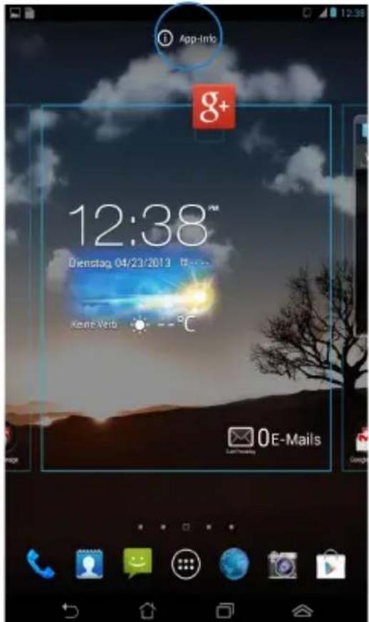 App-Info 12:38™ Dienstag 04/23/2013 Kenter Verb 0E-Mails