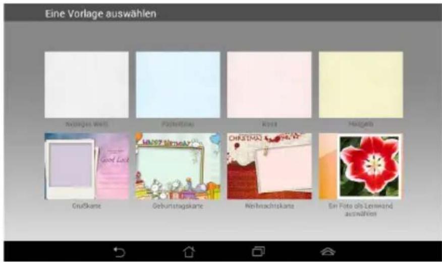 Eine Vorlage auswählen Kuugues Welt Forderlins Kies Hözgelt Crußkane Gebunstagskane Kleihrachtskane Ein Foto als Lemwand auswählen