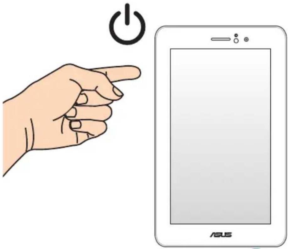ASUS Fonepad 7 ME373CG - Einschalten Ihres Fonepads - 1