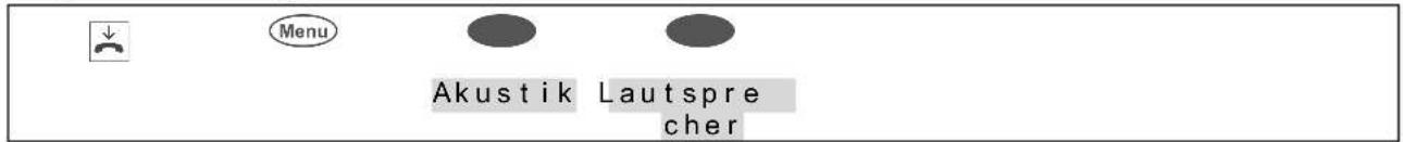 Menu Akustik Lautsprecher