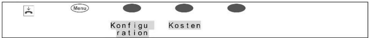 Menu Konfigu ration Kosten