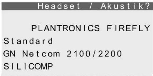 Headset / Akustik? PLANTRONICS FIREFLY Standard GN Netcom 2100/2200 SILICOMP