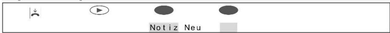 Funkwerk Elmeg CS410-U - Im folgenden Beispiel wird eine neue Rufnummer als Notiz hinzugefügt. - 1