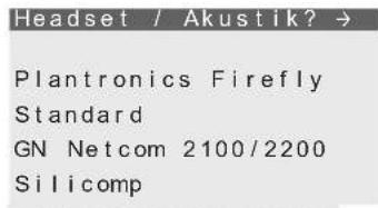 Headset / Akustik? → Plantronics Firefly Standard GN Netcom 2100/2200 Silicomp