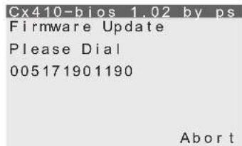 Funkwerk Elmeg IP-S400 - Download einer neuen Firmware am Systemtelefon einleiten: - 4