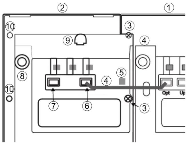 Funkwerk Elmeg IP-S400 - Tastenerweiterung anschließen - 1