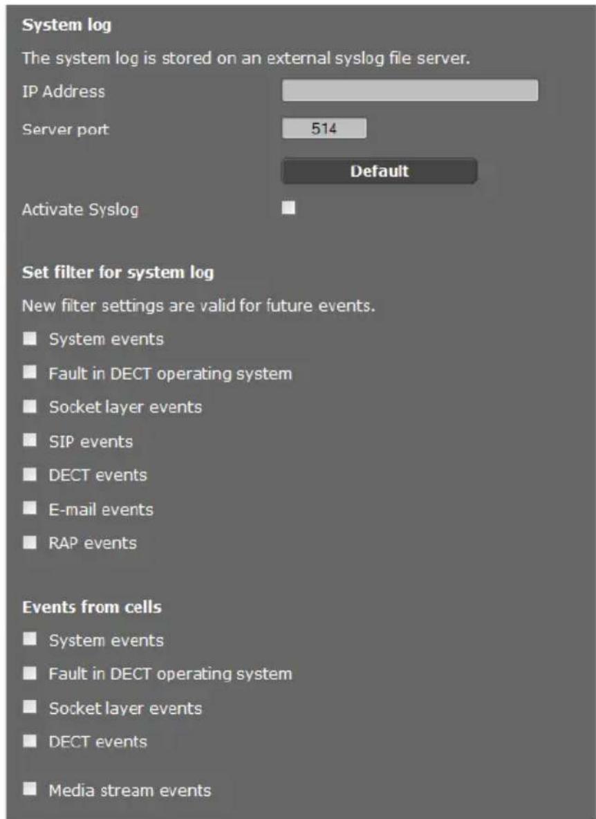 GIGASET N720 IP Pro - Systemreport (SysLog) - 1