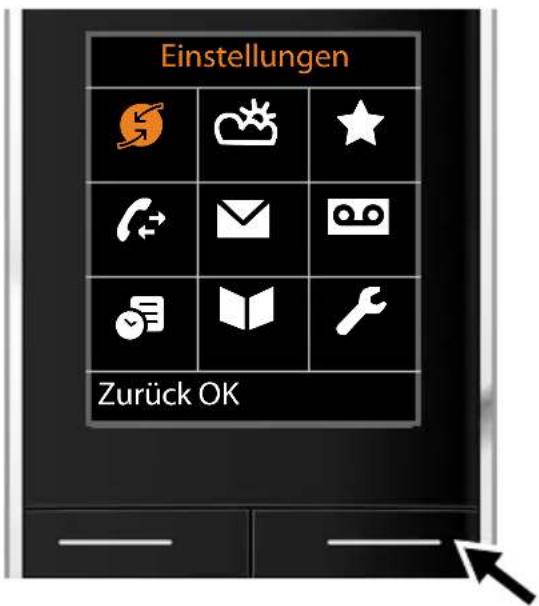 Einstellungen Zurück OK